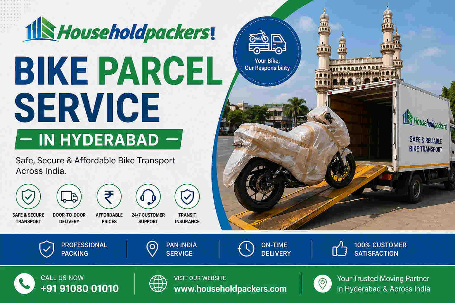 Bike Parcel Service in Hyderabad