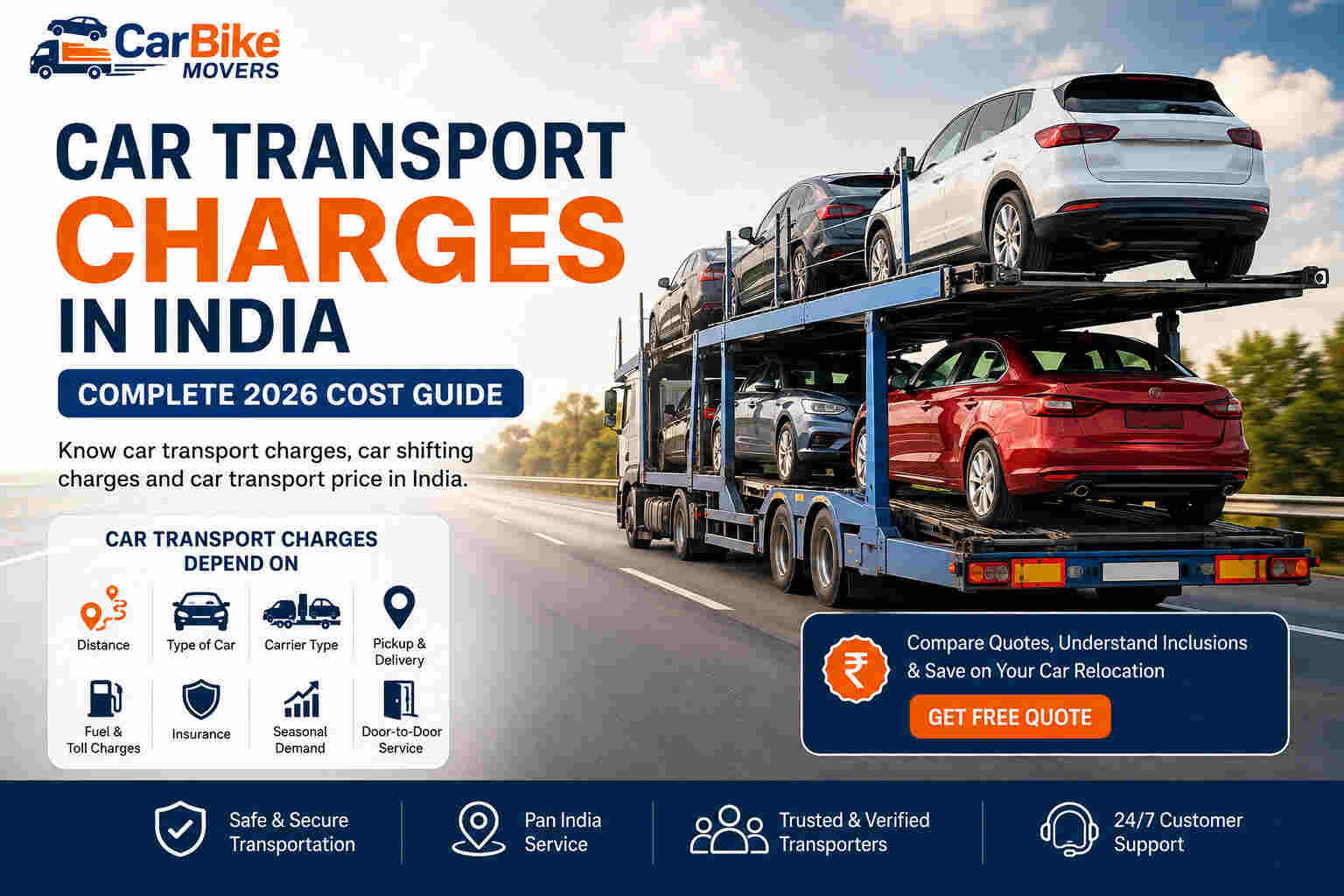 car transport charges