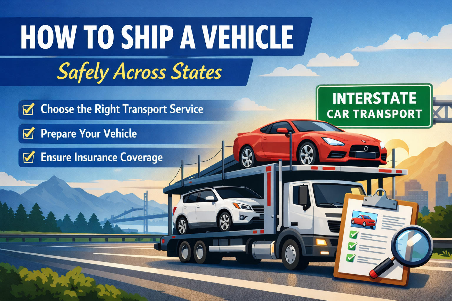 How to Ship a Vehicle Safely Across States