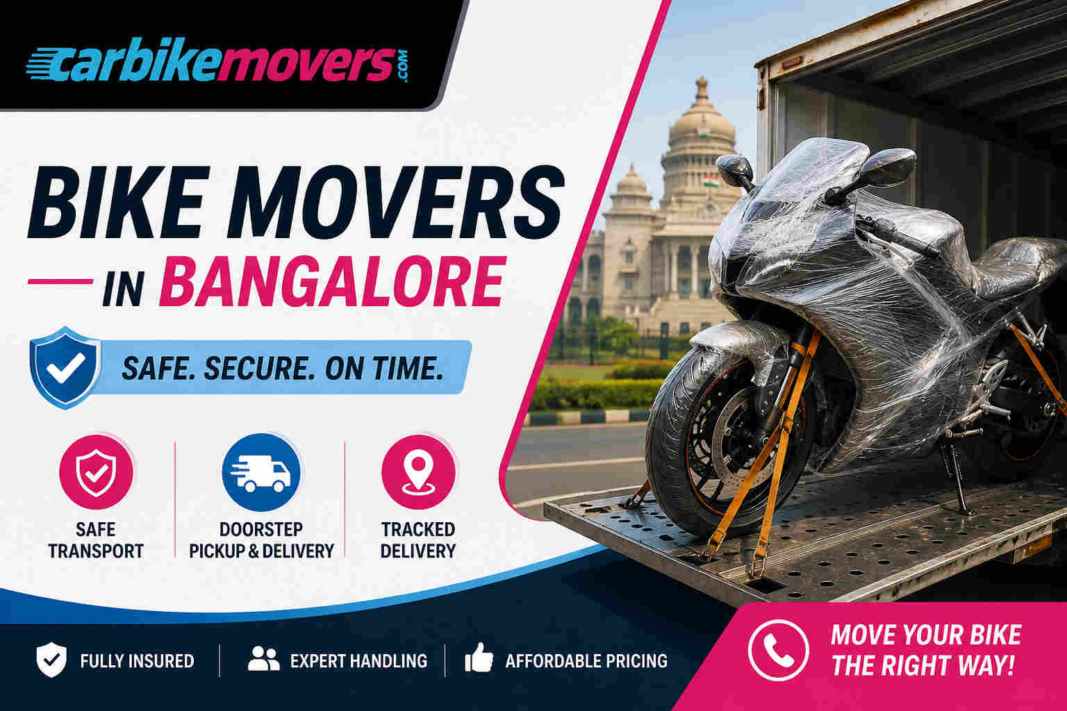 Bike Movers in Bangalore | Safe and Affordable Bike Transportation Services
