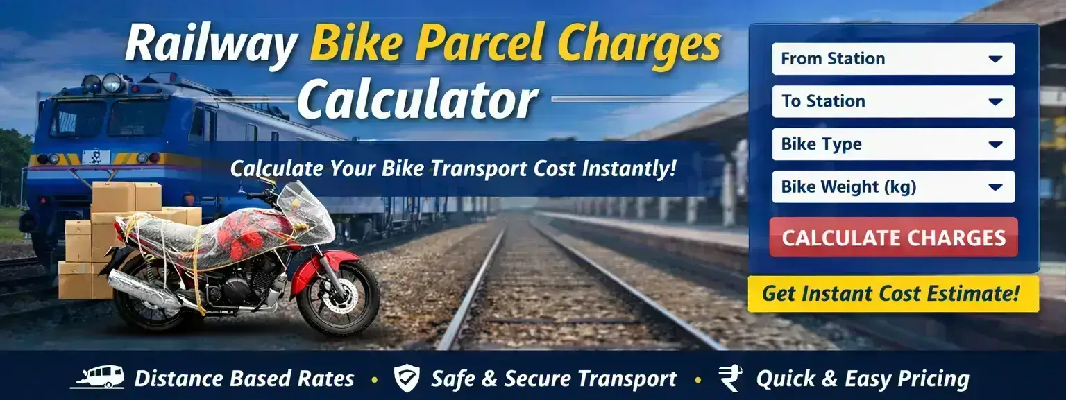 Railway Bike Parcel Charges Calculator
